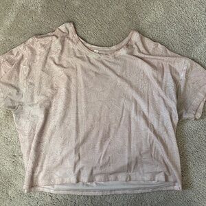 lululemon pink marble shirt